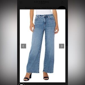 Liverpool Light Blue Flare Jeans